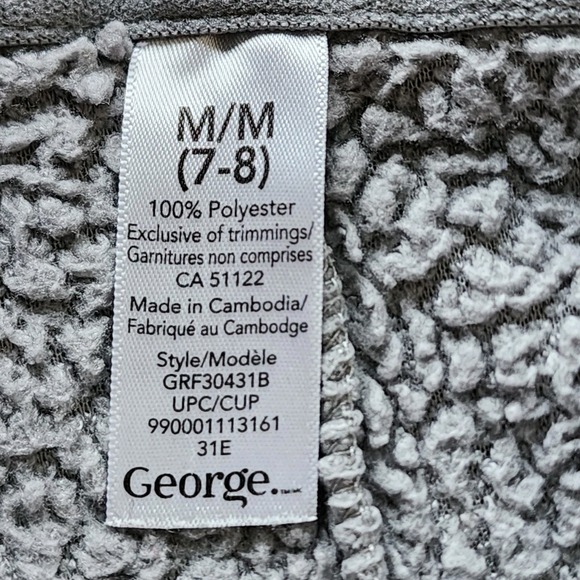 Sloth Costume kids size 7 to 8‎ years Sherpa Fuzzy Halloween Dress Up Boy Girl - Picture 15 of 16